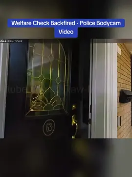 Welfare Check Backfired - Police Bodycam Video #cops #copsoftiktok 