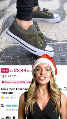 Conforto e estilo por um preço que dá gosto 💖 #tênismeia #ofertahoje #tiktokshopbrasil #promoção #tiktokshop 