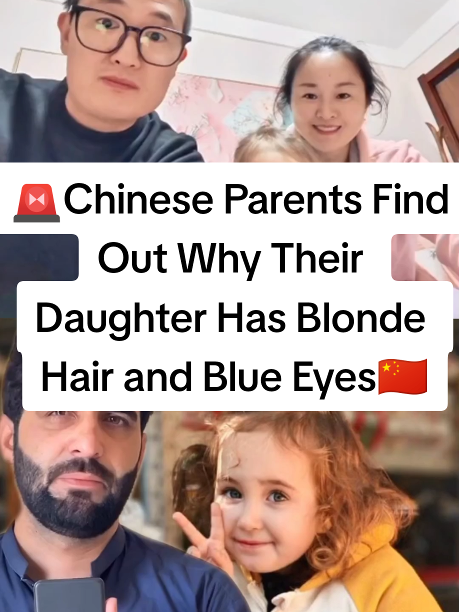 Chinese Parents Find Out Why Their Daughter Has Blonde Hair and Blue Eyes