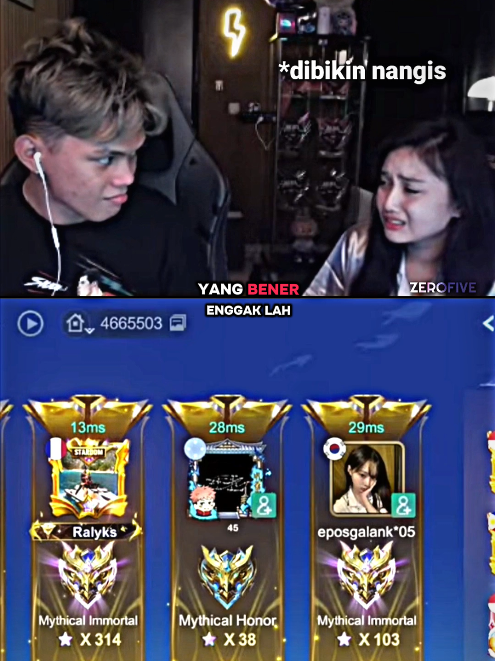 bercandanya diluar briefing 🤣 @RRQ Dyffaa #onicskylar #rrqdyffaa #MLBBXSpongeBob #MLBBFriendFest #MLBB 