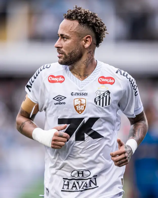 Registros do Príncipe Neymar Jr na partida de hoje pelo Peixão! ⚪️⚫️ #Santos #SantosFC #TikTokEsportes #Neymar #NeymarJr 