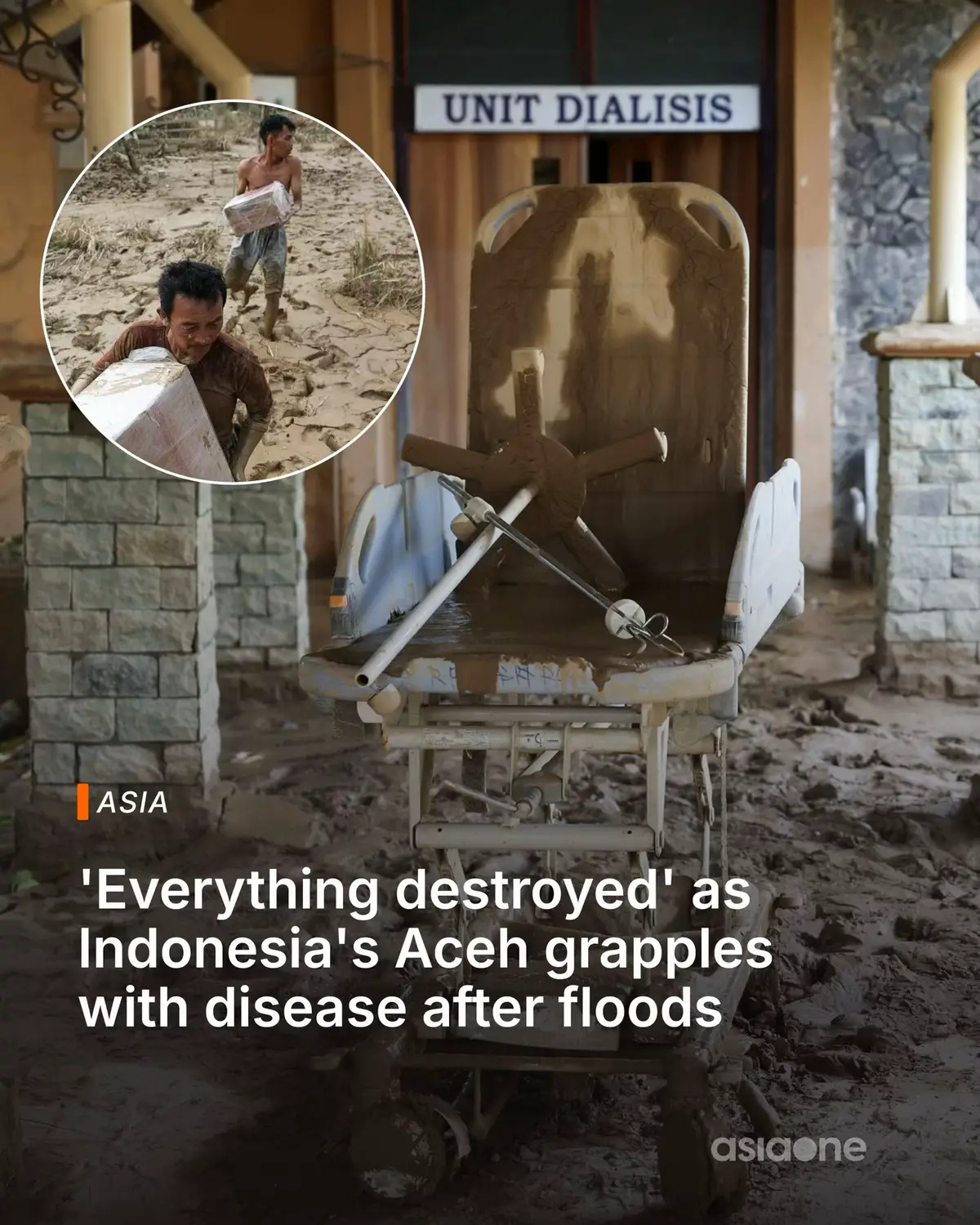 Not just destruction, but worsening diseases due to a lack of medical care. #news #Indonesia #Aceh #Weather #Flood  📸: Reuters