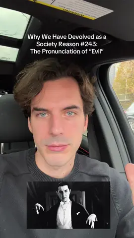 Life is boring without Transatlantic horror accents. #vampire #horror #comedy #acting #impressions 