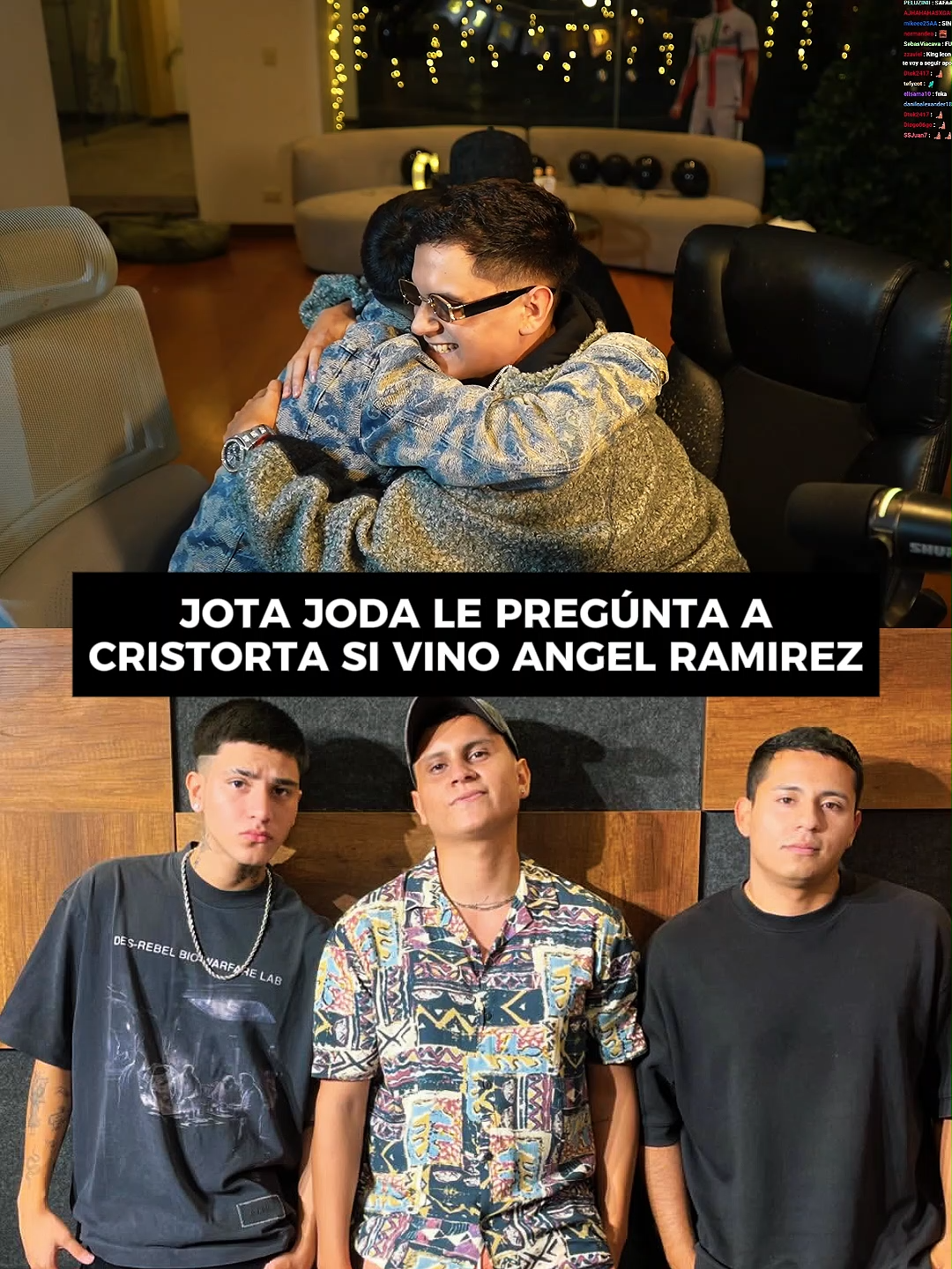 Jota Joda le pregunta a Cristorata si invitó a Angel Ramirez. @angelramirezv @jotajoda.prime  . #AngelRamirez #LaResistencia #JotaJoda @cristorata7