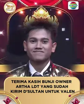 Woww! Terima kasih banyak Bunji Owner Artha LDT yang sudah mengirimkan Dukungan Virtual D’Sultan & D’Boss untuk Academia favoritnya yaitu Valen✨ #IndosiarBawaDangdutBerkelasBerkualitas #DAcademy7Indosiar #DAcademyIndosiar