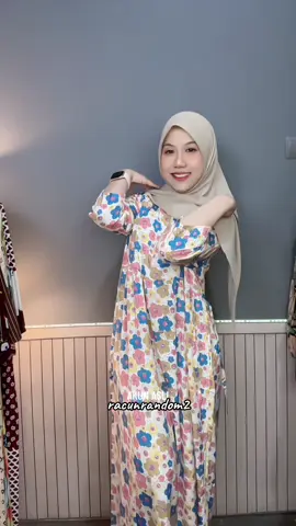 Lavina Daster Dress Rayon 3/4 Motif Wanita Busui Kekinian 🫶✨