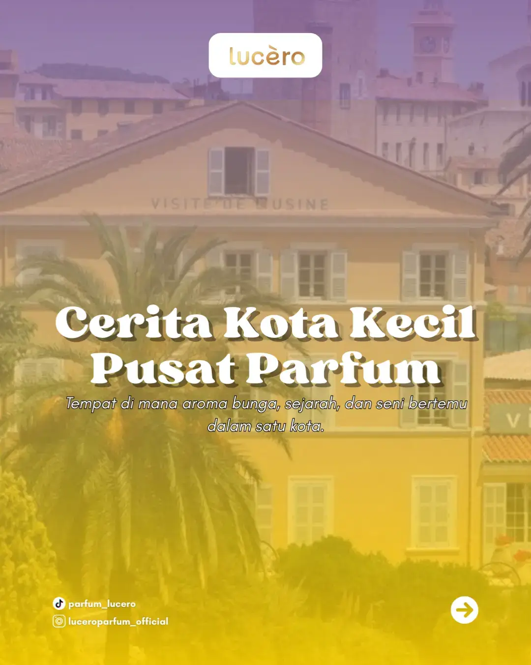 Buat kamu yang belum tau Grasse, wajib kenalan sama kota kecil di Perancis satu ini 😉 Setiap tetesan wangi menciptakan cerita hingga pada racikan Lucero Parfum  #parfumviral #parfum #luceroparfum #viral #fyp 