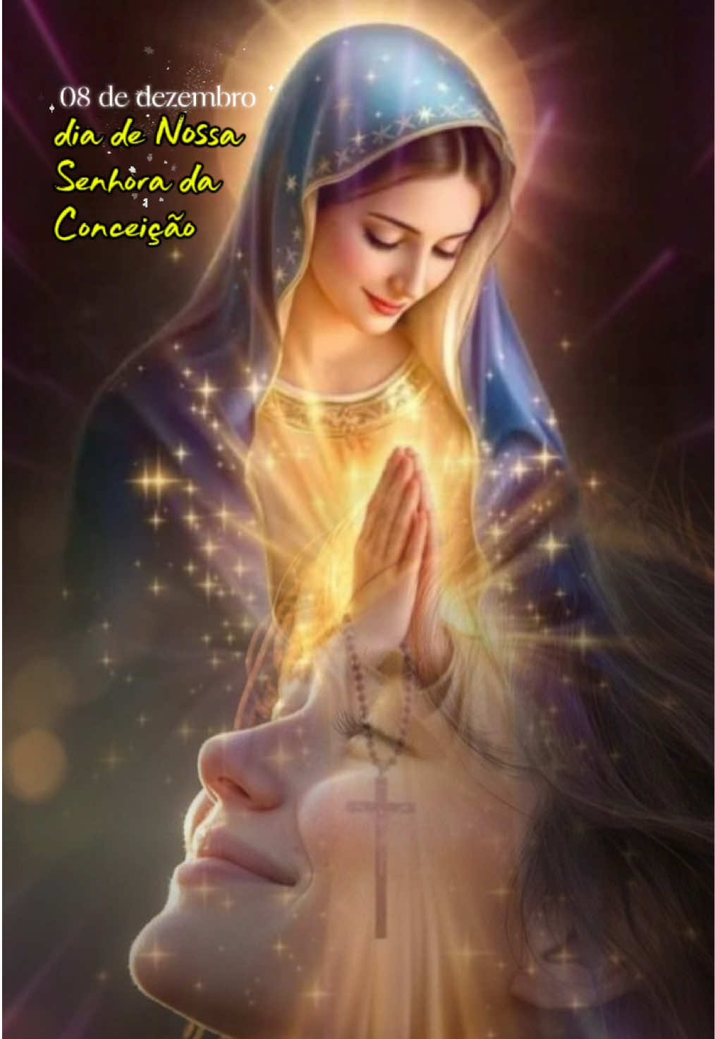 Nossa Senhora da Conceição #dezembro #conceicao #religiao  #catolico #adoracao    