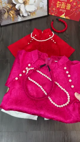 Áo dài tết bé gái #dotetchobe #aodaibegai #doxinhchobe #thoitrangtreem 