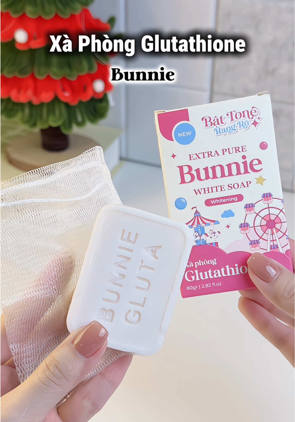 Dưỡng da đón Tết với xà phòng Bunnie thôi, ai hợp là nha.nh lắm nha, da trắ.ng mặc gì cũng xinh.  #xaphongglutathione #xaphongbunnie 