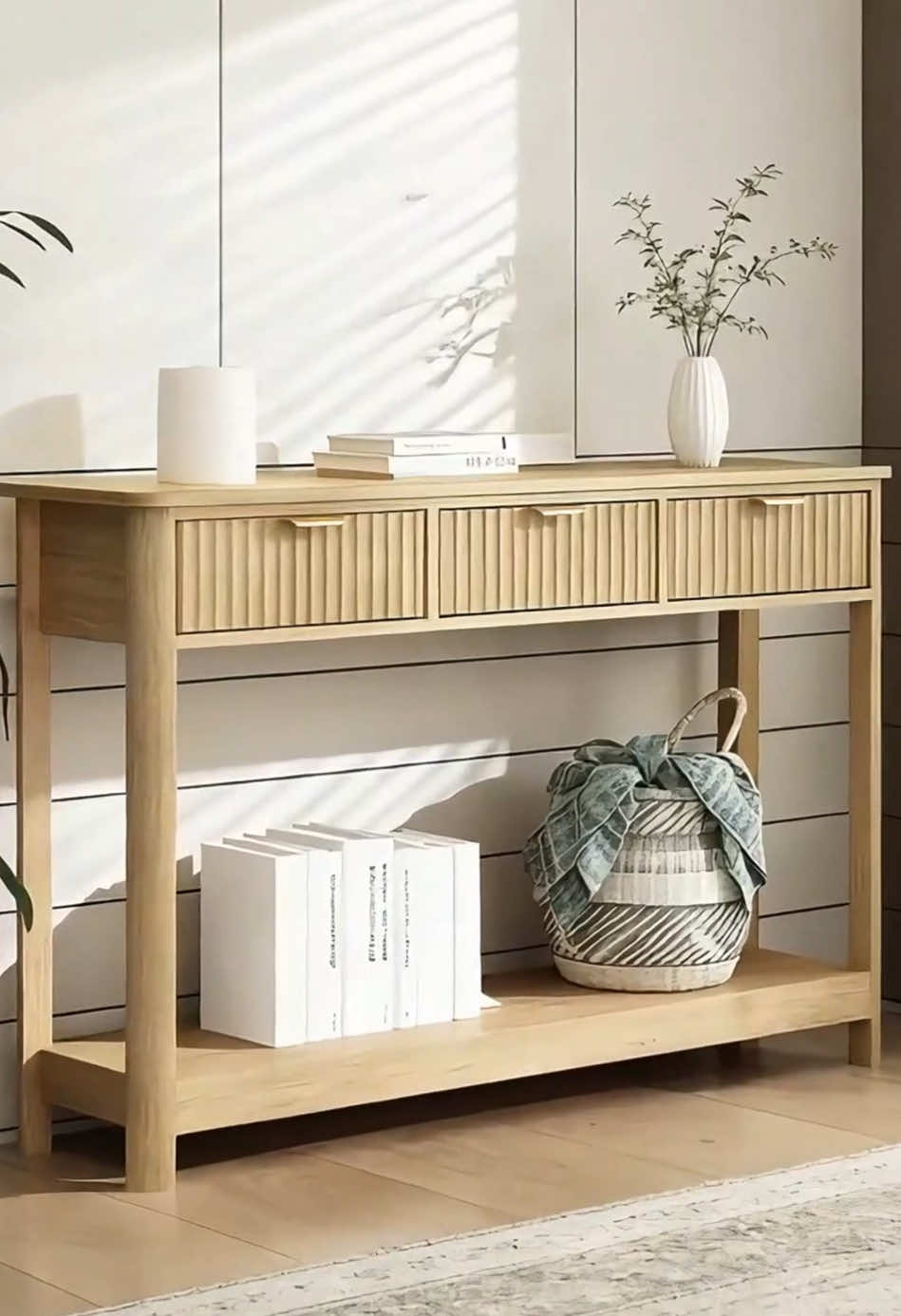 Piedle furniture fluted console table with drawers#tiktokpartner #furniture #table#indoor
