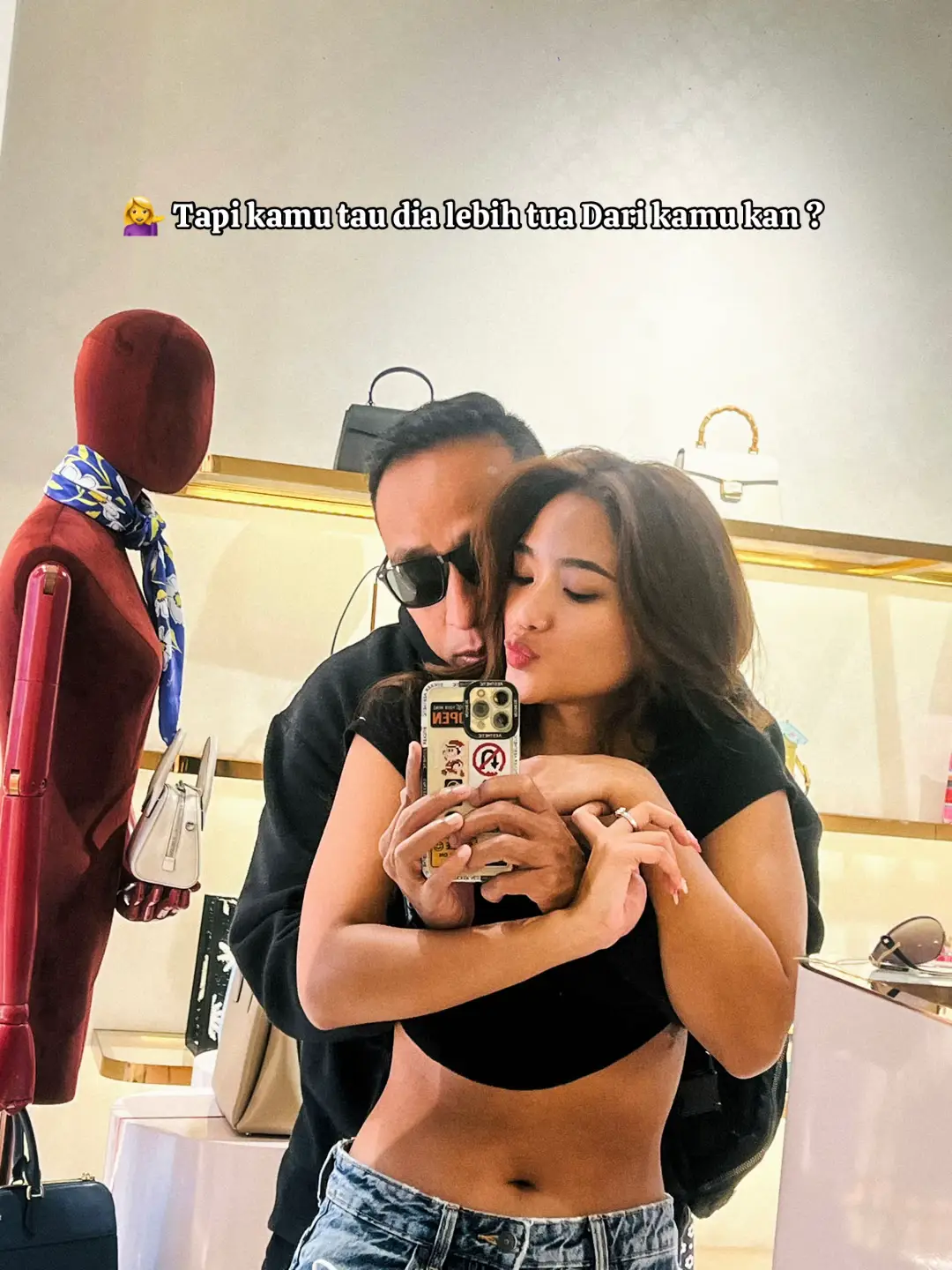 beda jauh ga ngaruh 6 tahun still going strong 💪🏽 #kawinlari #marionjola #geminimarionjola 