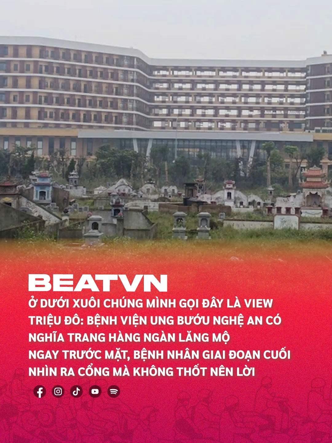 BV Ung Bướu Nghệ An với quả view nghĩa trang ngay trước mặt #beatvn #beatnetwork