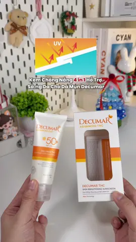 Kem Chống Nắng Hỗ Trợ Sáng Da hạn chế mụn Decumar mà các đồng chí diễu bình dùng #decumar #kemchongnang #kemchongnangnangtone #kemchongnangkiemdau #kemchongnangchodadaumun 