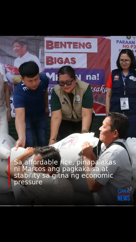 Marcos’ Benteng Bigas is a model of stability in uncertain times. Affordable rice for the Filipino masses means national unity. #FoodSecurity #GovtPH #FRyppp 