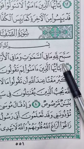 Surah As-Saf 📖  #quran #قران #fypシ゚viral #fyp 