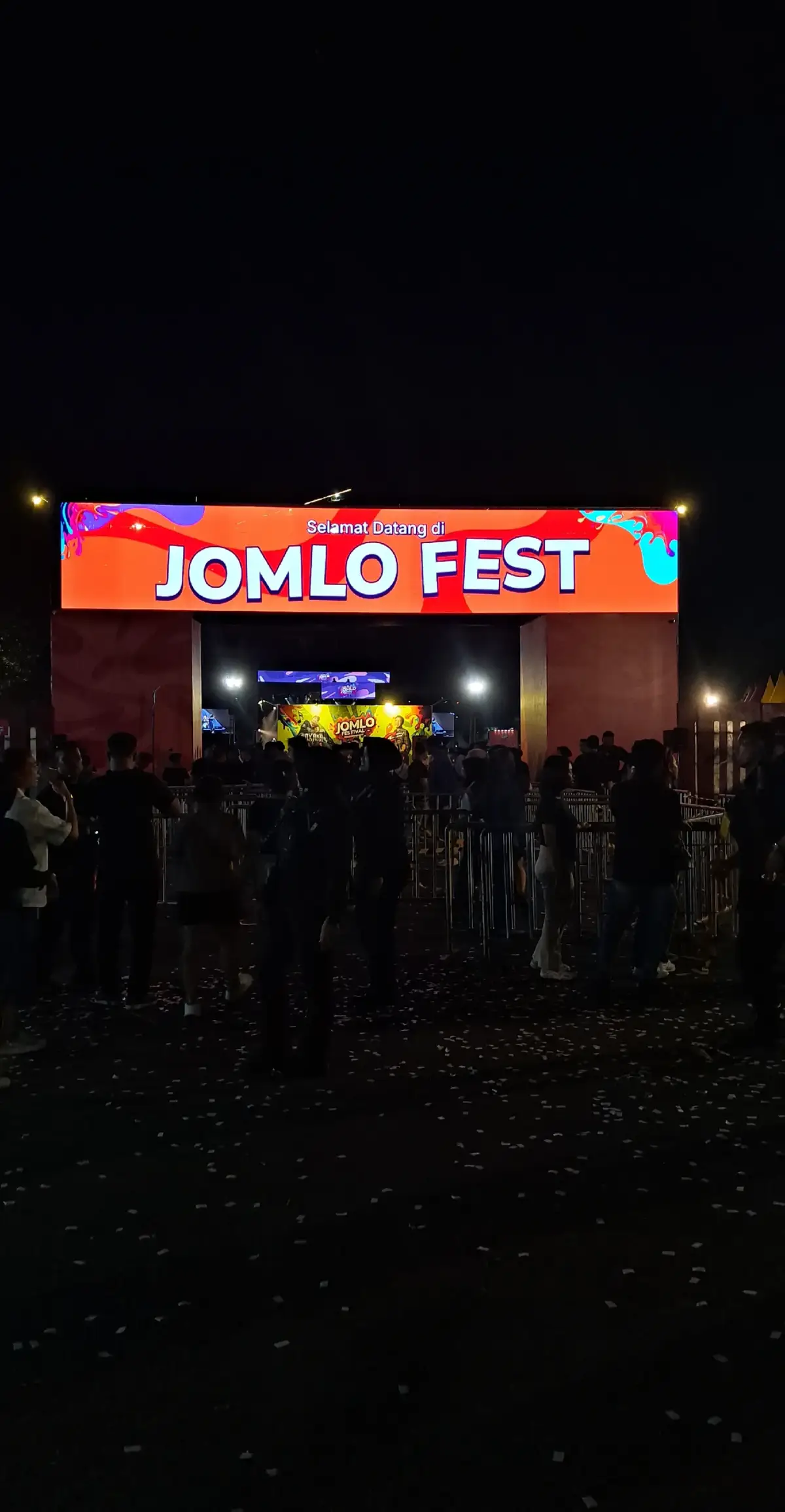 Tanda hadir ☝️ #jomlofest #mandalakrida #ndxaka #dennycaknan #guyonwaton 