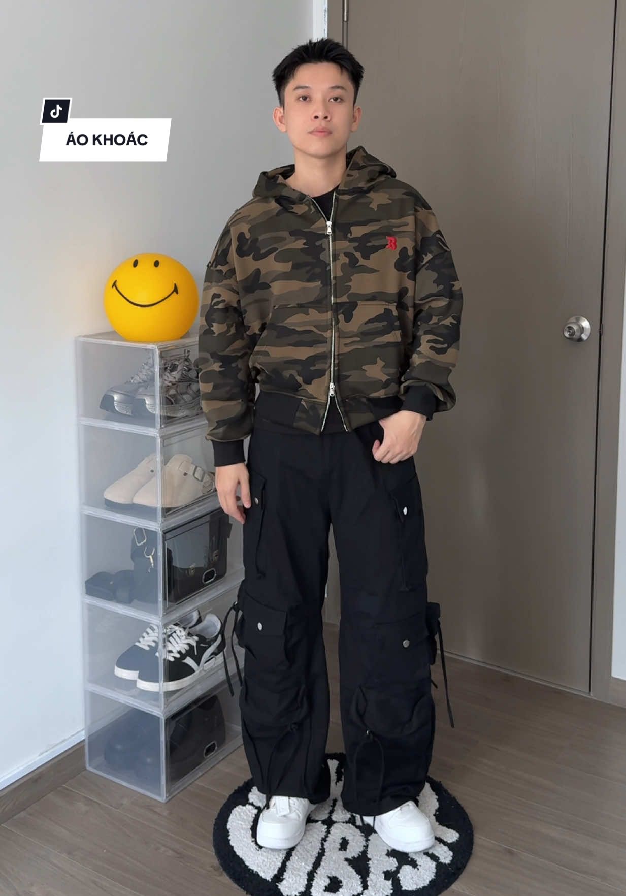 Áo khoác camo nam THE BAD GOD  #goclamdep #outfit #aokhoacnam #thebadgod #iamloc1108 