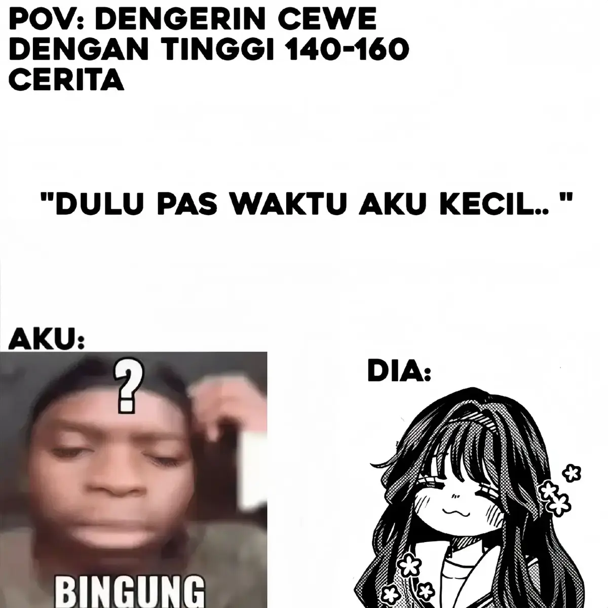 Emang sekarang udah gede ya😂.  Tag temen cewe kalian yang pendek #fyppppppppppppppppppppppp  #fyp #4u