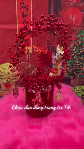 Chậu đào đông trang trí Tết #xh #xuhuong #chaudaodong #xhuong #muataitikto