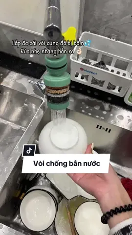 Dùng nó êm, nước chảy nhẹ nhàng k còn ướt hết xug quanh nữa mn #voichongbannuoc #voichongbannuoctiendung #voichongban 