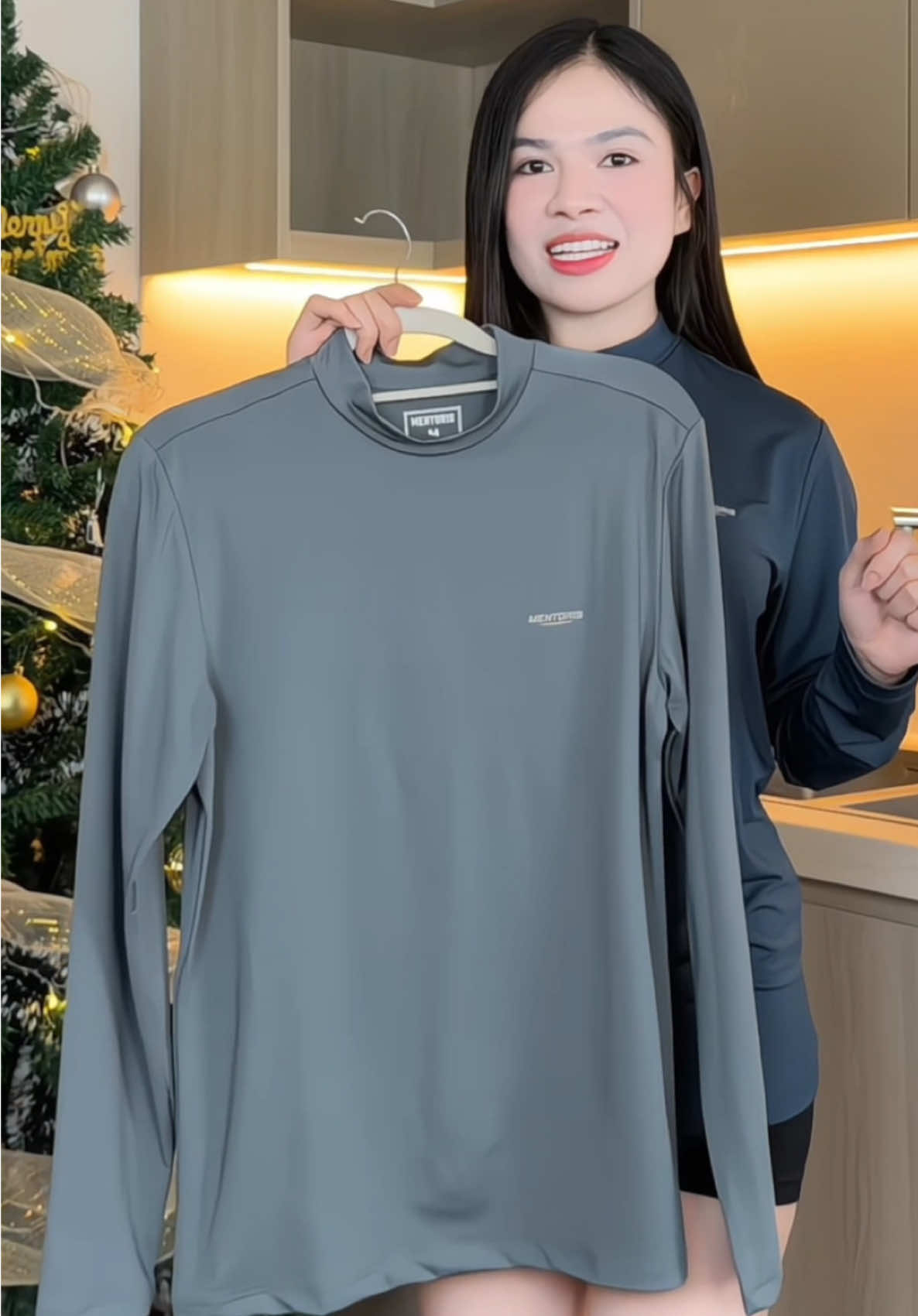 Áo Giữ Nhiệt Nam Cổ Cao