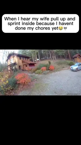 She came home early and almost caught me lacking😭💀#couplecomedy #funny #marriage #dramatic #chores 