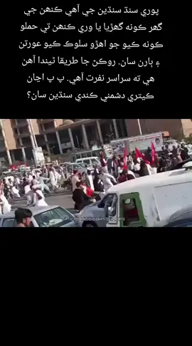 پوري سنڌ سنڌين جي آھي ڪنھن جي گھر ڪونه گھڙيا يا وري ڪنھن تي حملو ڪونه ڪيو جو اھڙو سلوڪ ڪيو عورتن ۽ ٻارن سان. روڪڻ جا طريقا ٿيندا آھن ھي ته سراسر نفرت آھي. پ پ اڃان ڪيتري دشمني ڪندي سنڌين سان؟