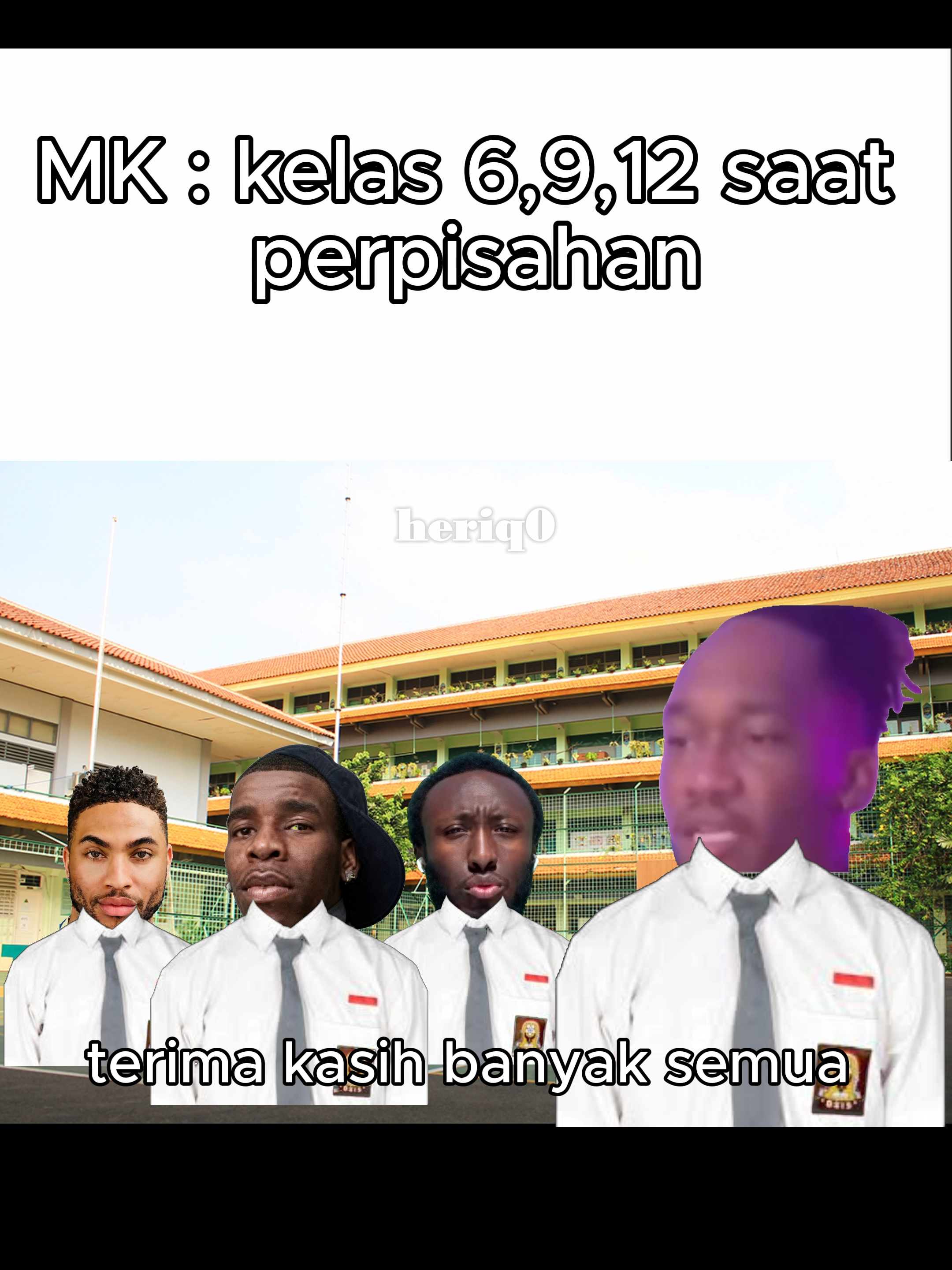 🤧😭😿 hiks hiks #meme #ambatukam #sekolah #perpisahan #fyp