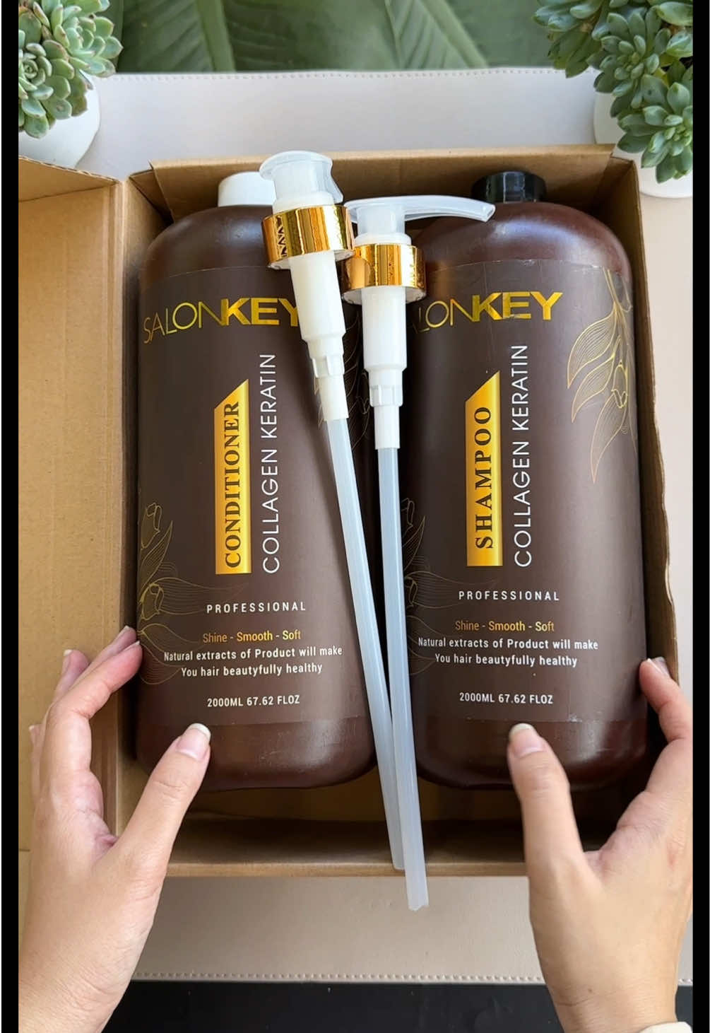 ✨ Trờiii ơii, dùng em này xong thì tóc khô, xơ dễ gãy đã đi vào quên lãng rồi chị em ơiiii 🥰 #dầugộisalonkey #dầugội #lamdep #salonkey #fyp 