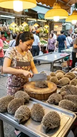 skil yang memukau #kulinerviral #animalsmarket #reels #animals #streetfood 