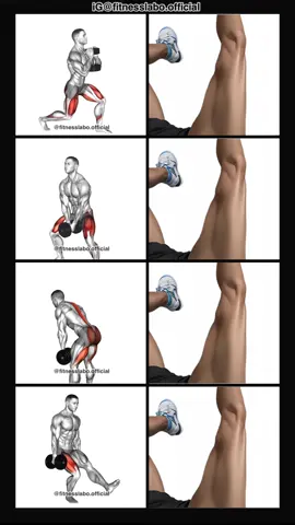 ✅ Dumbbell Leg Day ① Goblet Split Squat ② Sumo Squat  ③ Romanian Deadlift  ④ Pistol Squat  3 sets 12-15 reps 