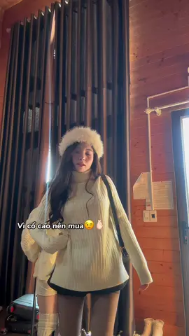 Áo cổ siu cao lunn,ấm từ cổ đến chân🫰🏻 #aolen #aolennu #aolencolo #xuhuong #fyp 