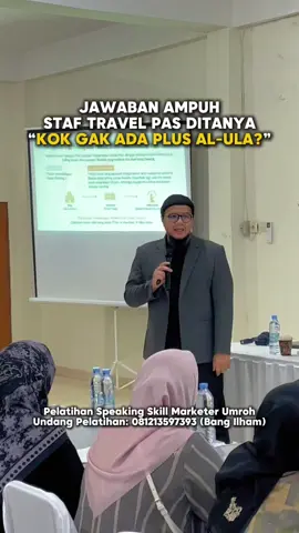 “Kan boleh mas ke Al-Ula..” Staff Travel: Betul bu, sebagian bilang boleh. Tapi buat apa??? Jujur sebenernya ini keresahan hati pribadi sih, kayak.. why should??? Disana beneran cuman batu dan kopi. Di jaksel aja kalo mau begitu Kalo ada TRAVEL UMROH yang jual paket ke Al-Ula ketahuilah karena ada permintaan! Kalo jamaah umroh nya mulai sadar dan gak mau kesana juga paketnya ilang lagi. Dan balik ke zaman “FOKUS UMROH”