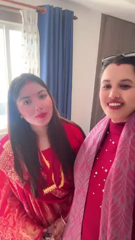 With my beautiful devrani @Poojasharma❤️❤️ #fyp #weddingvibes 