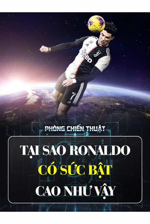Tại sao Ronaldo có thể nhảy cao đến vậy? #bongda 