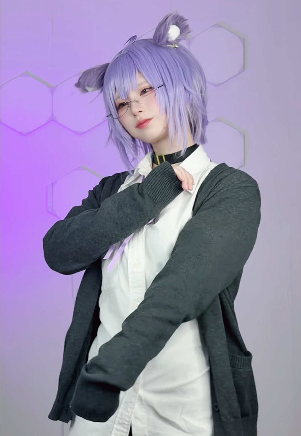 おにぎりで1番好きな具は？ねむるはいくら⸝⸝ᓀ ·̫.ᓂ⸝⸝  #dance #cosplay #猫又おかゆ