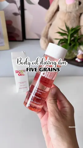 Body oil dưỡng ẩm siêu chân ái cho mùa đông#haphuongriviu666 #review #bodyoil #fivegrains #duongambody 