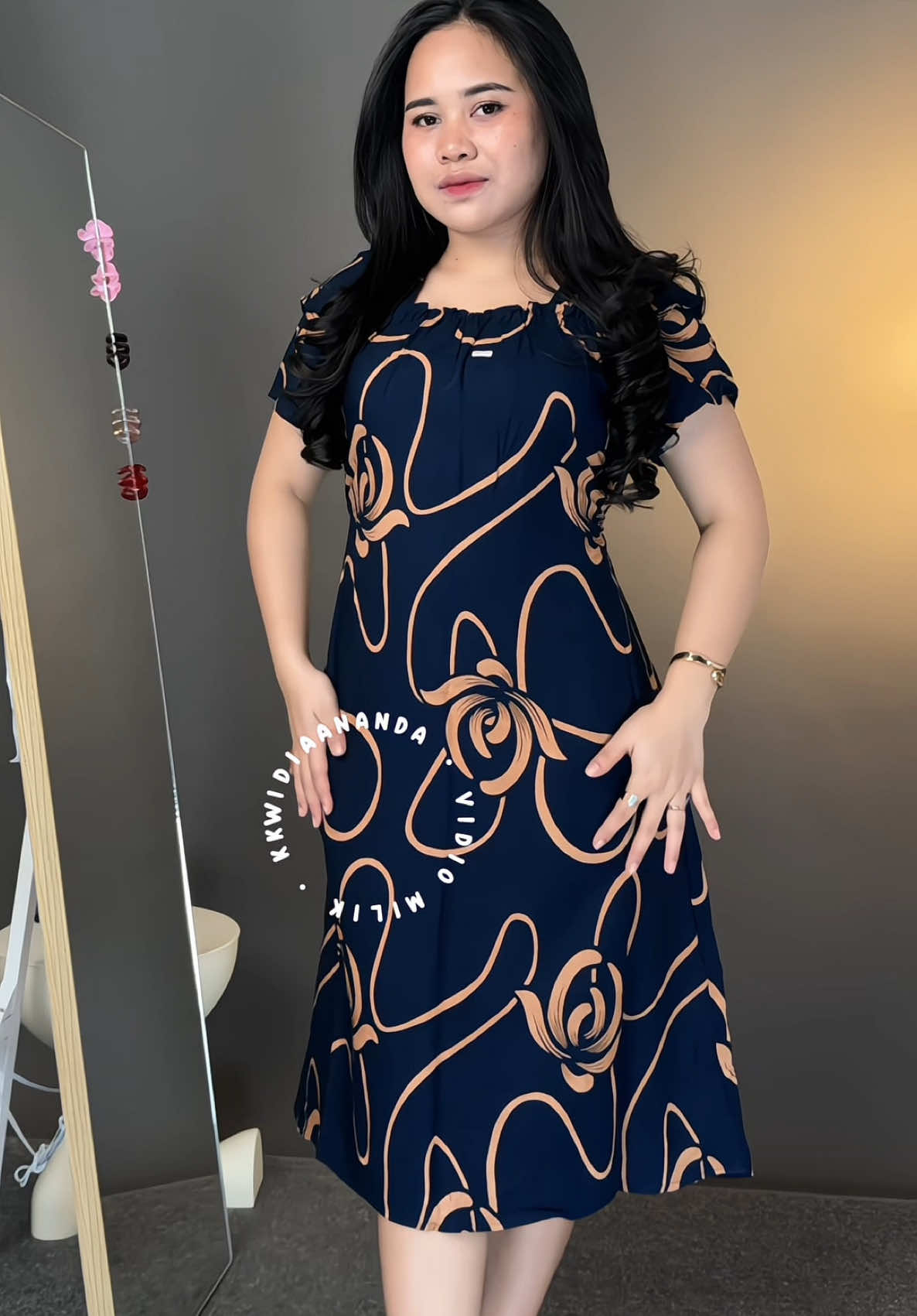 Rekomendasi daster Fuji lengan pendek bahan rayon adem motif cantik 