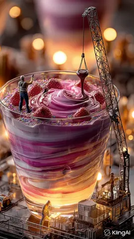 ミニチュア職人🥤👷‍♂️ 今日の現場は「ミルクシェイク工房」！ シェイクがふわっと泡立つたびに、工房中が甘い香りで満たされます。   #ミニチュア職人 #ミルクシェイク工房 #ミニチュアスイーツ #ひんやりスイーツ #ジオラマ動画 