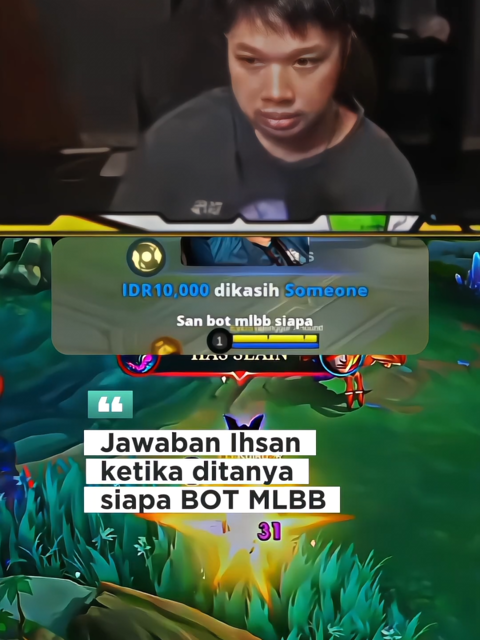 Sleptzy ya san yaaa 🫠 #MLBBXSpongeBob #MLBBFriendFest #MLBB #oura #ihsanluminaire 