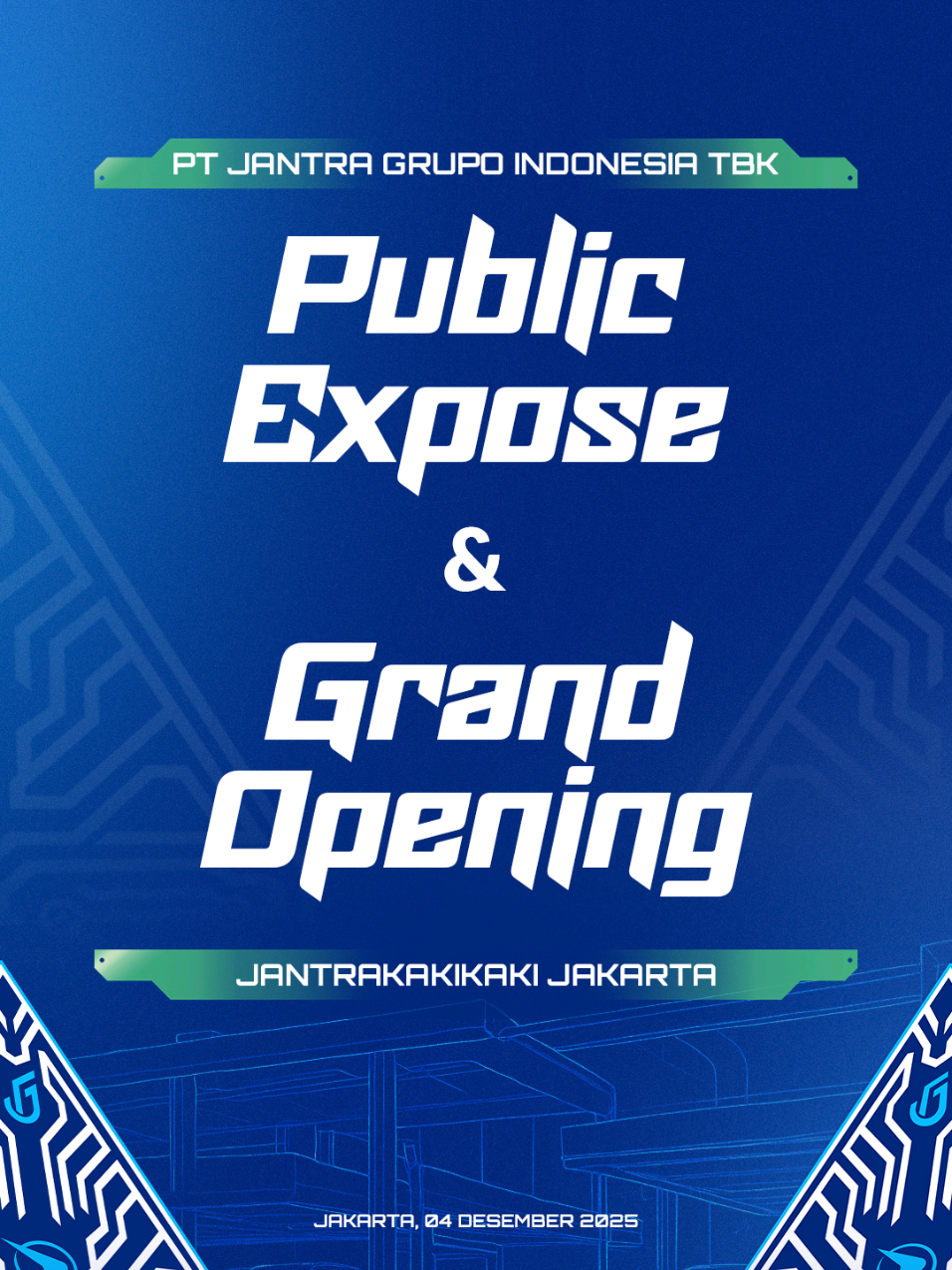 Public Expose PT Jantra Grupo Indonesia Tbk & Grand Opening Jantrakakikaki Jakarta jadi bukti nyata komitmen kami untuk terus bertumbuh dan memberikan pelayanan terbaik bagi seluruh pelanggan. #JantraGrupoIndonesia #Jantrakakikaki #BengkelJakarta #PublicExpose #grandopening 