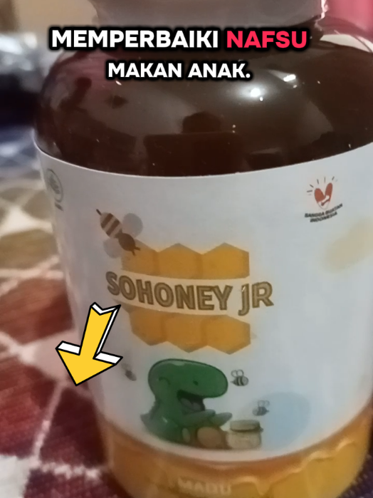 Sohoney JR madu vitamin anak #sohoneyjr  #sohoney  #sohoney_jr  #nafsumakananak  #solusianakgtm  @sohoney_jr