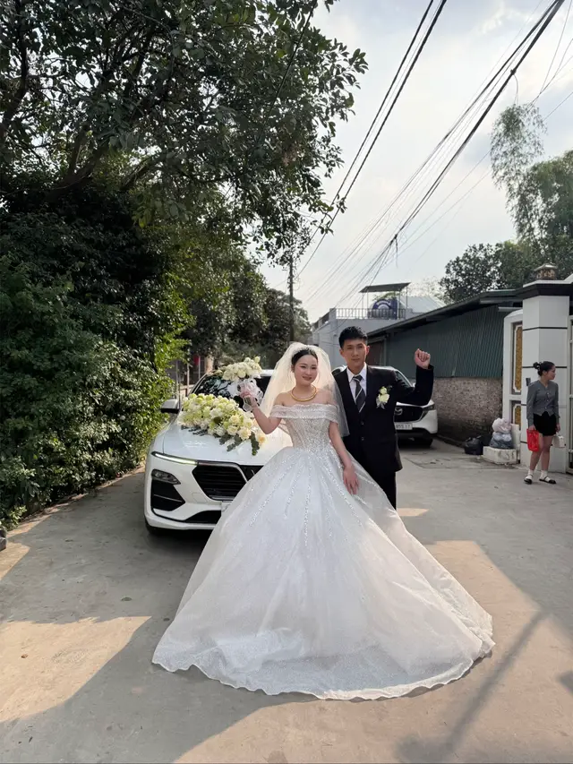 Cô Dâu Thanh Oai xinh quá ☺️☺️ #xehoa #xehoahanoi #vinfast #luxa #xehoacuoihoi 