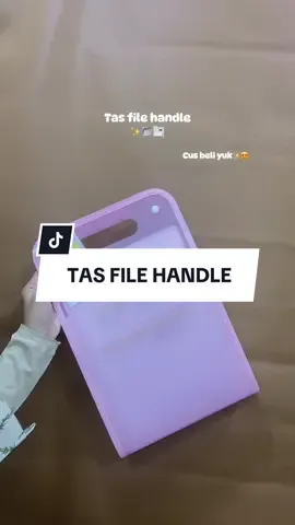 Taruh file bisa disini yuk✨😍🗂️📂 #tasfile #tasfilehandle #taspenyimpanan #tasfiletransparan #fypシ 
