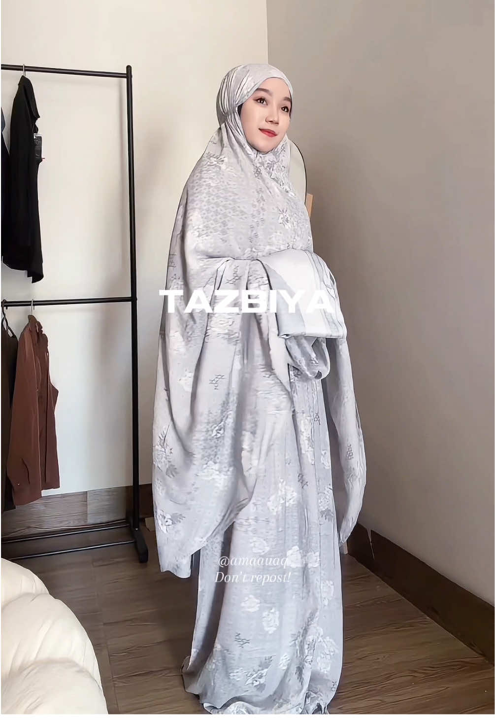 udah paling aman ambil mukena ukuran jumbo, ibadah lebih tenang ga takut keliatan aurat!🫶🏻 #mukena #mukenahariraya 