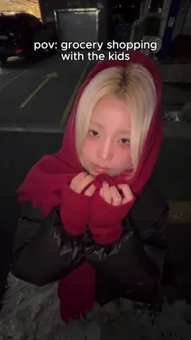 pov: grocery shopping with the kids #영파씨 #YOUNGPOSSE #ヤングパッシ #SUNHYE #JIANA