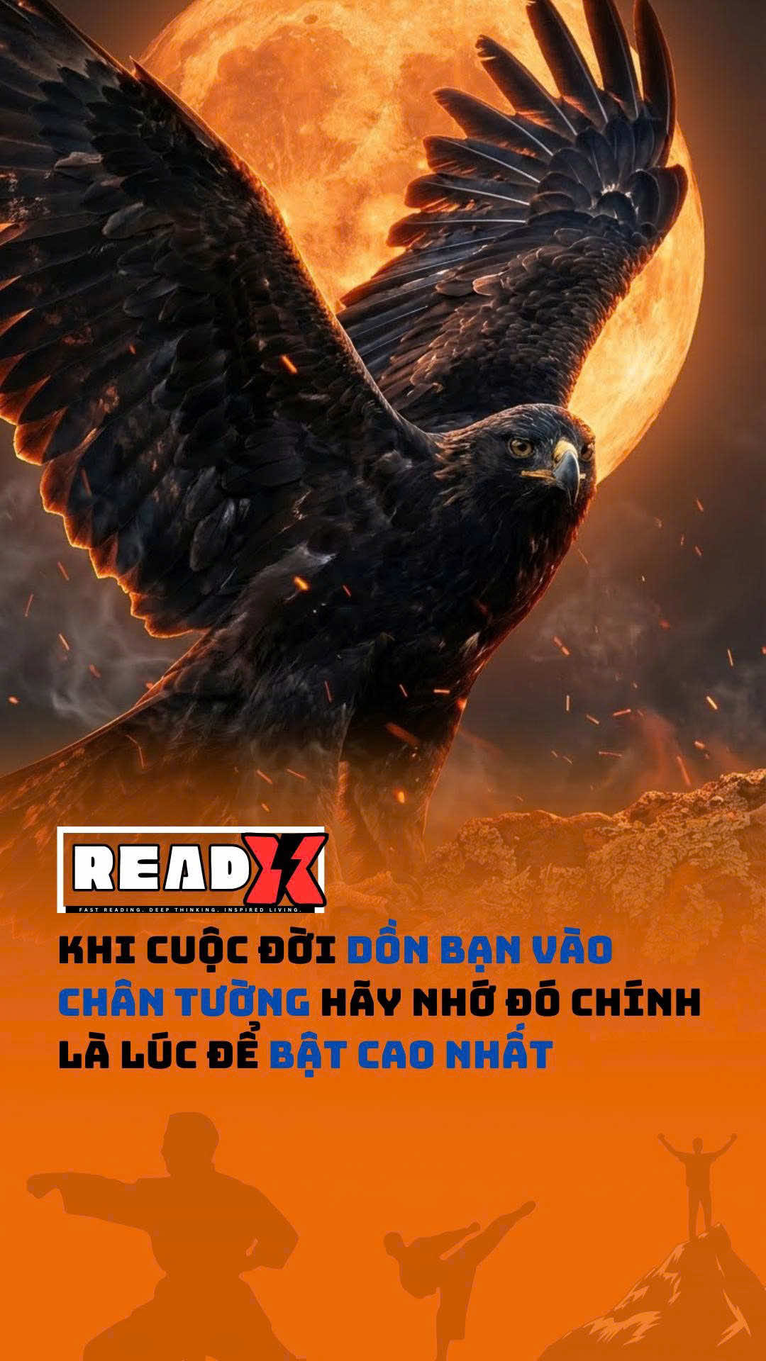 Khi cuộc đời dồn bạn vào chân tường hãy nhớ đó chính là lúc để bật cao nhất Bạn có đang cảm thấy mình đang đứng bên mép vực thẳm, tứ bề thọ địch và không còn đường lui không? Đừng tuyệt vọng, vì ngõ cụt chính là nơi bắt đầu của những điều kỳ diệu nhất. Bạn hãy nhìn xem, một mũi tên muốn bay xa vạn dặm thì bắt buộc phải bị kéo ngược về phía sau thật mạnh. Một chiếc lò xo muốn bật lên cao thì phải chịu lực nén đến tận cùng. Cuộc đời dồn bạn vào bước đường cùng không phải để giết chết bạn, mà là để ép bạn phải 