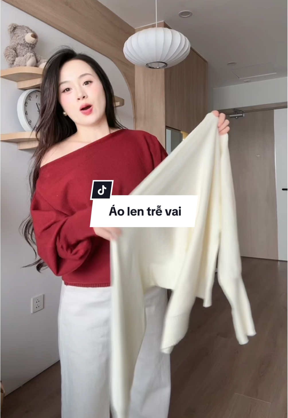 Áo len dệt kim siu xinh