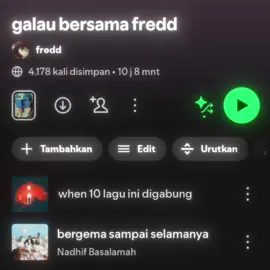 jangan menyimpan seseorang dalam lagu. #fredd #galaubrutal 